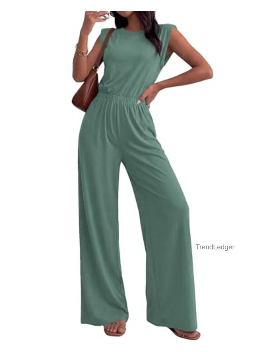 2 Piece Set Women Summer Tank Top Wide Leg Pants Matching Lounge Travel Outfit